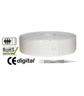 100m coaxial cable 120dB antenna cable 1,0 / 4,6 4x ALU CCS