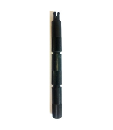 PLASTAXEL lang 70mm Drehknopf für Satlook Messgeräte,  schwarz